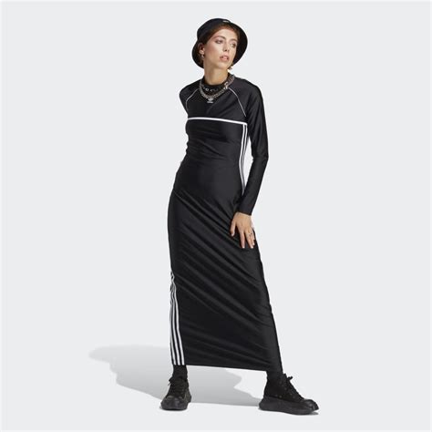 adidas always original long dress|Adidas long sleeve dress.